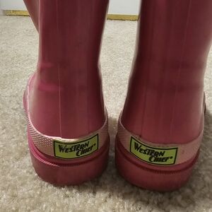 Western Chief Women's Pink Rain Boots